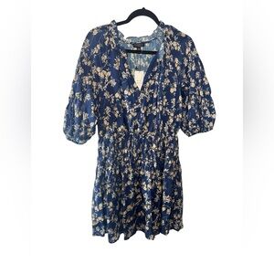 Current Air Blue Floral Dress